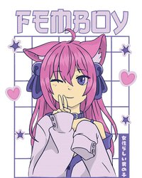 funny Femboy Anime Cute Little Femboy Tall Hoodie