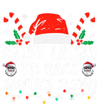 Most Likely To Race Santa's Sleigh Christmas Pajamas Premium Hoodie