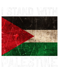 Support I Stand With Palestine Free Palestine Flag Arabic Poster