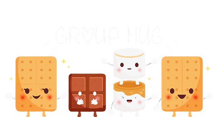 Smores Group Hug Camping Marshmallow Smores T-Shirt