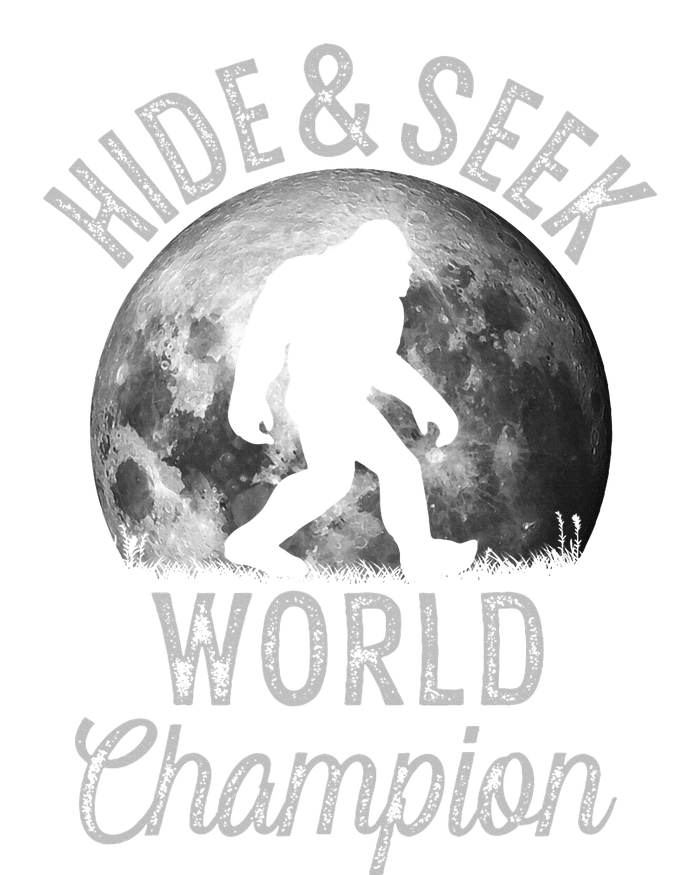 Bigfoot Moon Hide And Seek World Champion Sasquatch T-Shirt