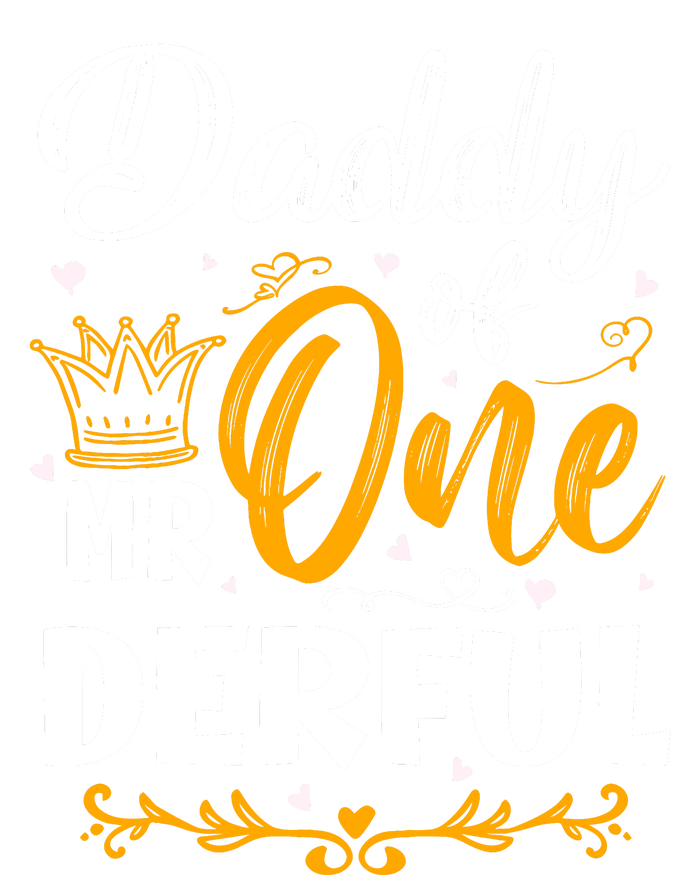 Daddy Of Mr One Derful 1st Birthday Party First Onederful Kids Hoodie