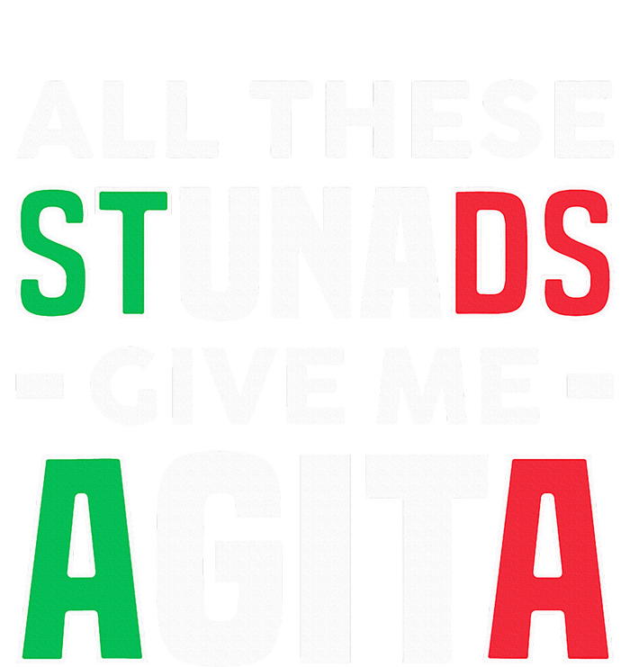 Funny Italian Saying All These Stunads Give Me Agita Snapback Five-Panel Rope Hat