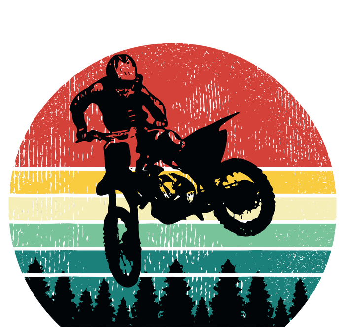 Retro Dirt Bike Motocross Motorcycle Rider Gift Women's T-Shirt