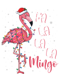 Fa La La Mingo Flamingo Christmas Tree Tropical Xmas Gift Tie-Dye T-Shirt