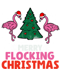 Flamingo Merry Flocking Christmas Funny Xmas Cool Gift Ladies Essential Flowy Tank