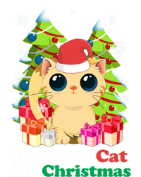 I Want A Cat For Christmas Funny Christmas Funny Gift Holiday Meaningful Gift Toddler Long Sleeve Shirt