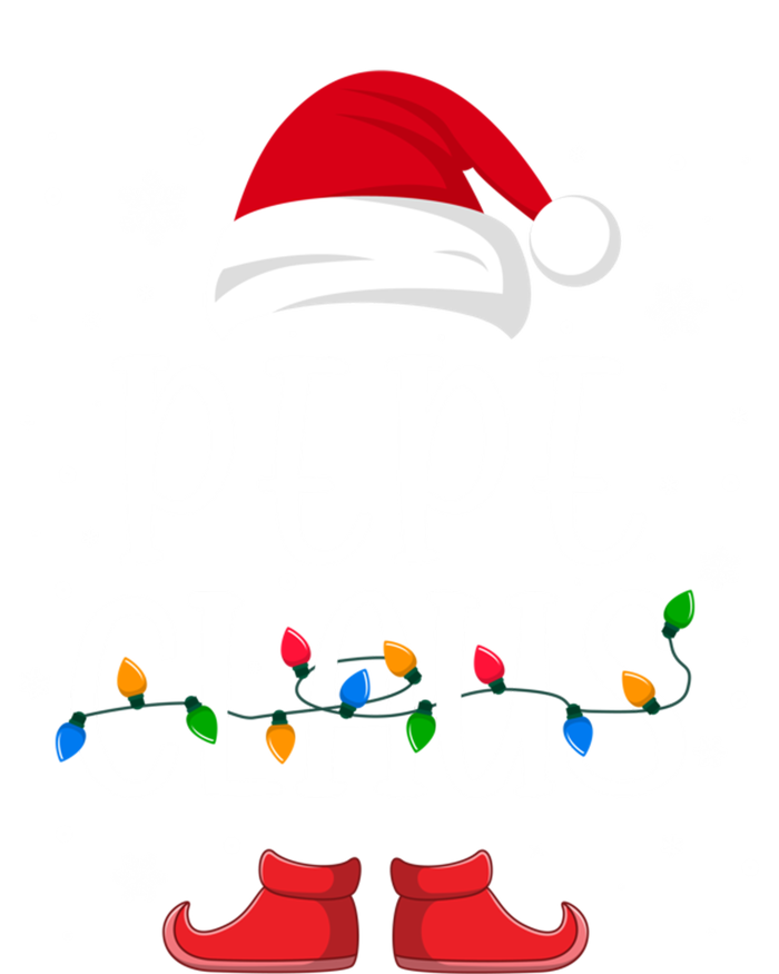 Pepe Santa Claus Hat With Xmas Light Christmas Holiday Funny Gift Zip Tote Bag