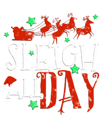 Sleigh All Day Funny Santa Sled Christmas Gift USA-Made Snowflake Beanie