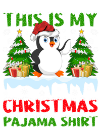 This Is My Christmas Pajama Santa Hat Penguin Christmas Funny Gift T-Shirt