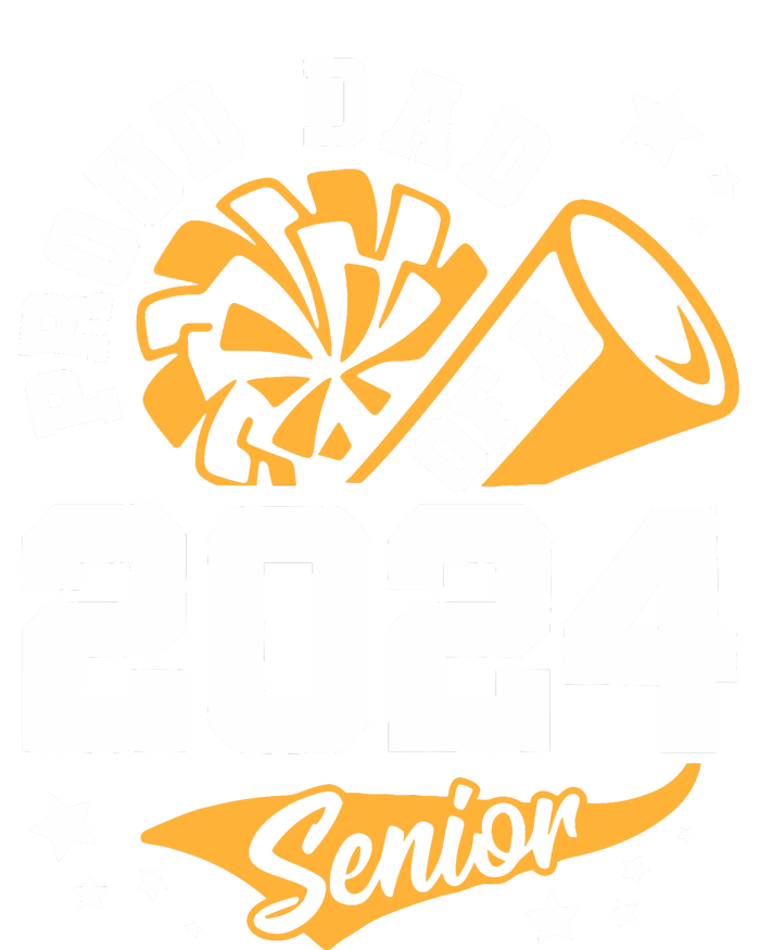 Proud Dad Of A 2024 Senior Cheer Dad Graduation Party T-Shirt