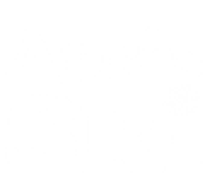 Apres Ski Retro Style Snowflake Funny Gift Full-Length Apron With Pockets