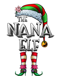 Nana Elf Christmas Family Festive Gift Cooling Performance Crew T-Shirt