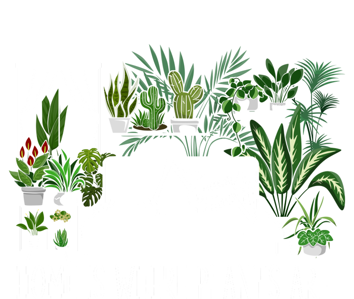 Home Is Where My Plants Are House Plant Grommeted Golf Towel