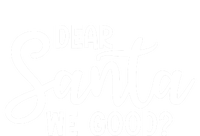 Dear Santa We Good Christmas Gift Valucap Bio-Washed Visor