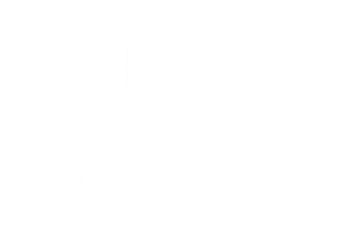 Dear Santa We Good Christmas Gift Valucap Bio-Washed Visor