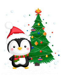 Funny Penguin Lover Gift Santa Hat Penguin Christmas Cool Gift Toddler Sweatshirt