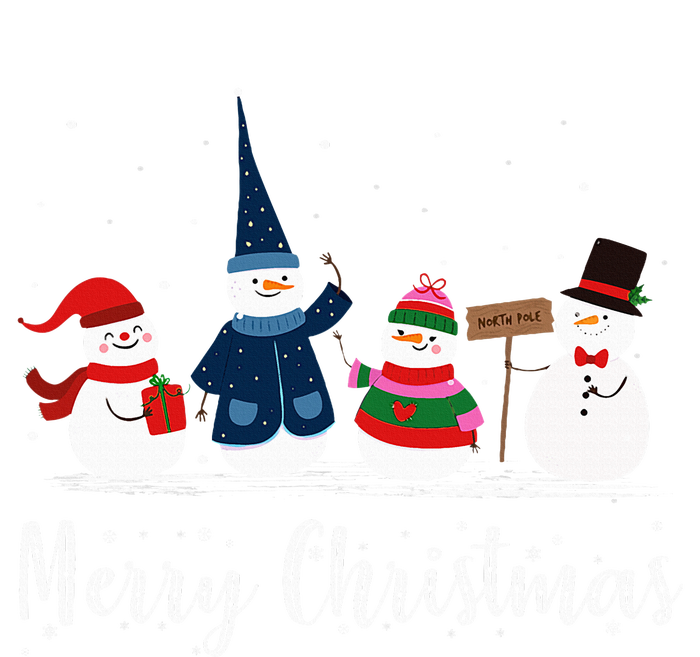 Merry Christmas Snowman Christmas Holiday T-Shirt