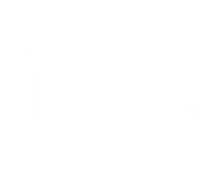 I Smell Snow Gift Funny Holiday Funny Gift Under 20 Snowflakes Gift Full-Length Apron With Pockets