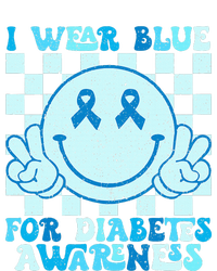 I Wear Blue For Diabetes Awareness month Smile Face Diabetic 16 in Basic Backpack