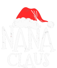 Retro Nana Claus Gift Funny Christmas Santa Costume Grandma T-Shirt