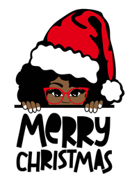 That Melanin Christmas Mrs Claus Santa Black Peeking Claus Gift Tall Hoodie