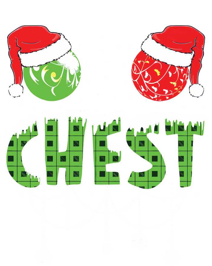 Chestnuts Matching Family Funny Chest Nuts Christmas Couples T-Shirt