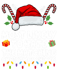 Most Likely To Hat The Matching Christmas Shirts Valucap Bio-Washed Visor