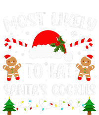 Most Likely To Eat Santa's Cookies Christmas Matching Family T-Shirt