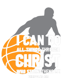 I Can Do All Things Through Christ Christian Basketball T-Shirt