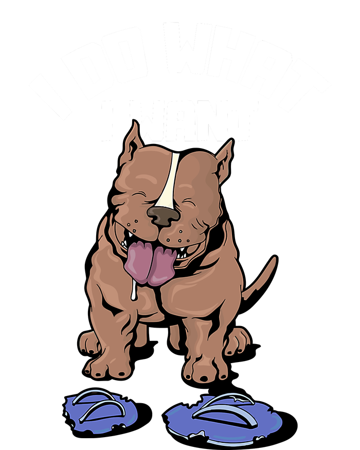 Pitbull Dog I Do What I Want Premium T-Shirt