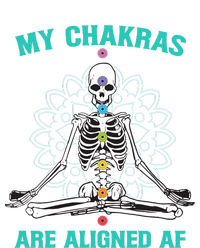 Skeleton My Chakras Are Aligned Af Magnet