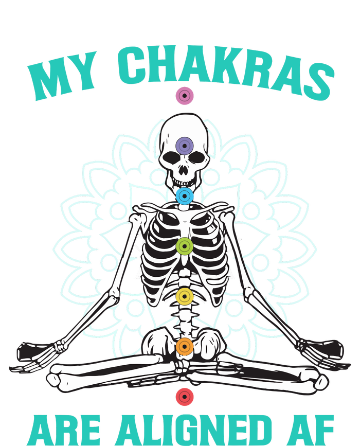 Skeleton My Chakras Are Aligned Af Magnet