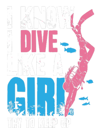 I Know I Dive Like A Girl Diver Scuba Premium T-Shirt