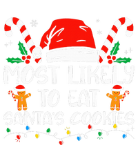 Most Likely To Eat Santas Cookies Family Christmas Pajamas Long Sleeve Pajama Set