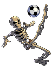 Skeleton Play Soccer Button