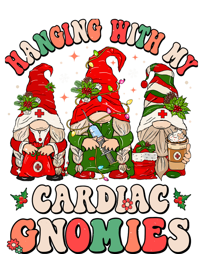 Hanging With My Cardiac Gnomies Funny Christmas Cardiologist Valucap Bio-Washed Visor