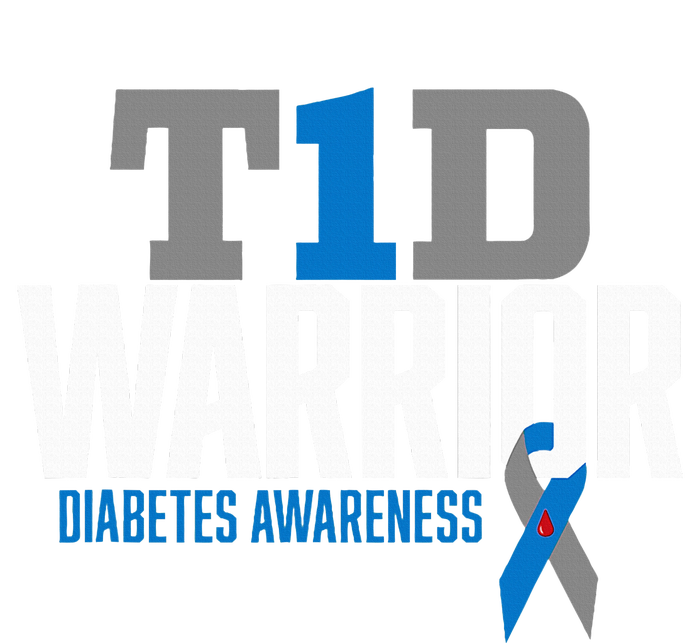 T1D Warrior Type 1 Diabetes Awareness Diabetic T1D Warrior Kids Hoodie