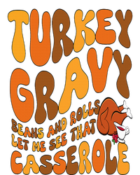 Turkey Gravy Beans And Rolls Casserole Funny Thanksgiving Tank Top