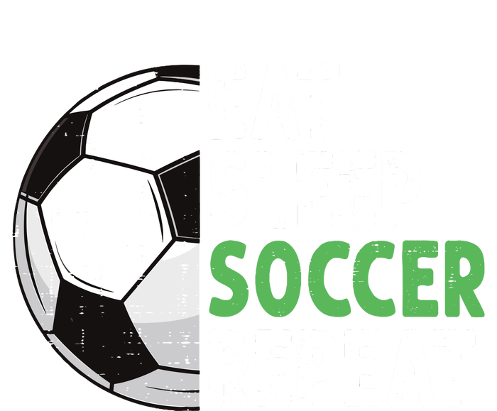 Eat Sleep Soccer Repeat Funny Soccer Players Boy Kids Tie-Dye T-Shirt