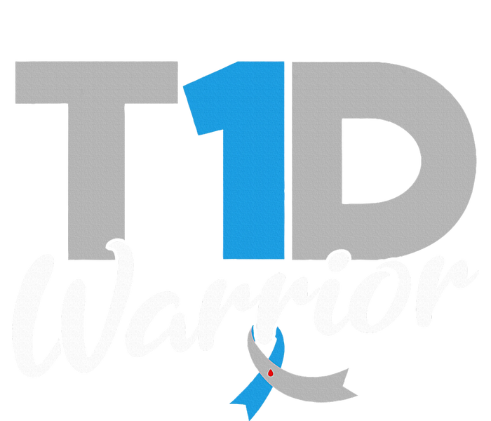 T1D Warrior Diabetes Awareness Type 1 Diabetic Full Zip Hoodie