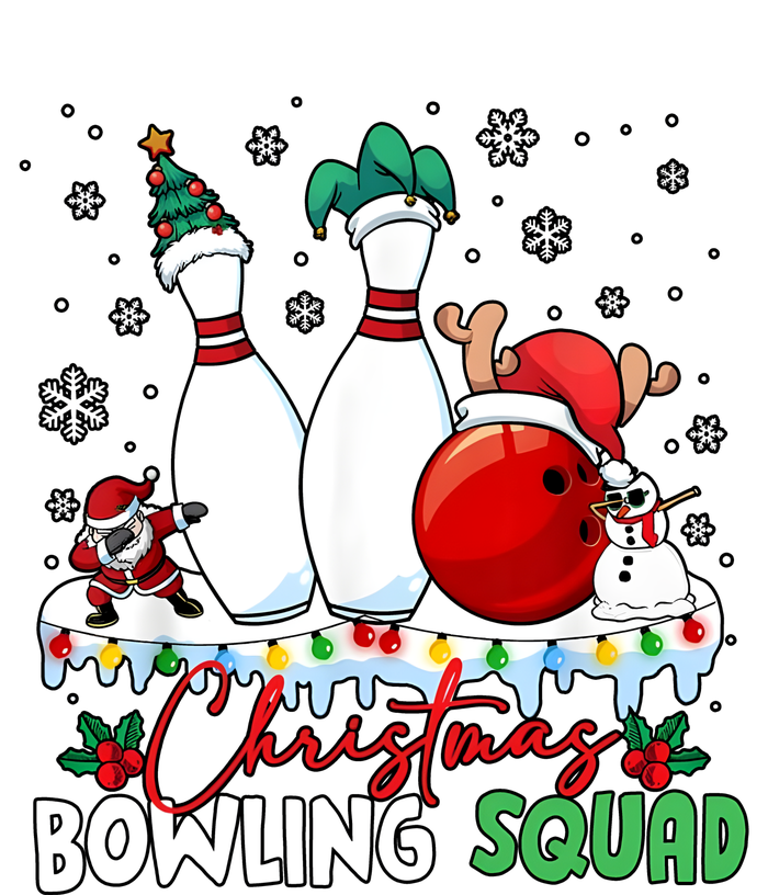 Christmas Bowling Squad Funny Bowling Lover Santa Claus Snowman T-Shirt