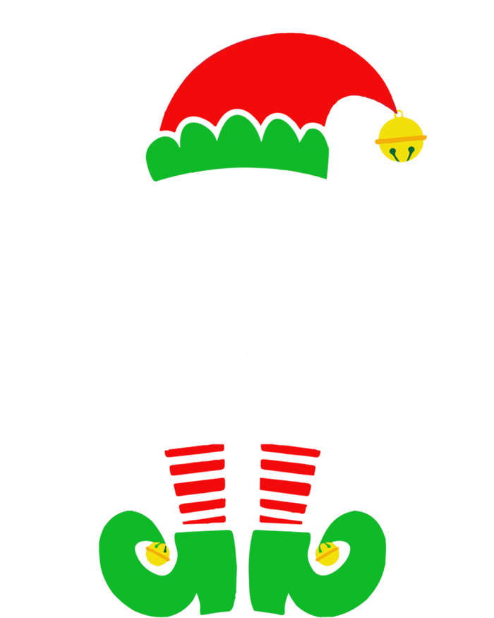 What The Elf Funny Christmas Elf Lover Matching Family Cute Gift Tie-Dye T-Shirt