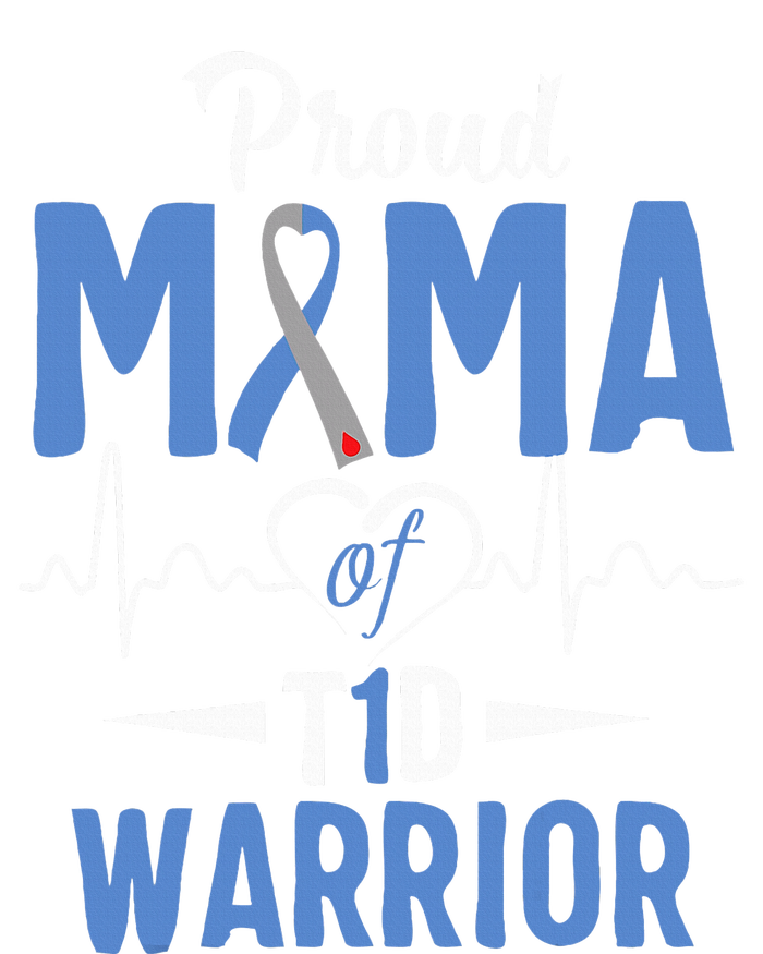 T1D Proud Mama Diabetes Awareness Type 1 Insulin Pancreas T-Shirt