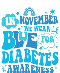 In November We Wear Blue Rainbow Ribbon Diabetes Awareness T-Shirt