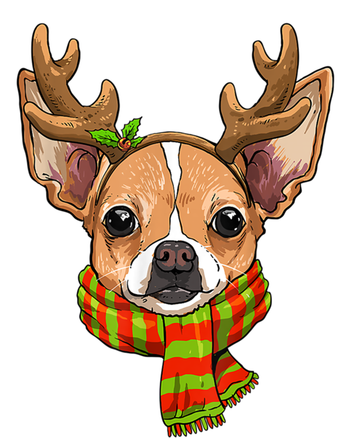 Chihuahua Christmas Santa Clause Dog Reindeer Xmas Dog Lover Gift T-Shirt