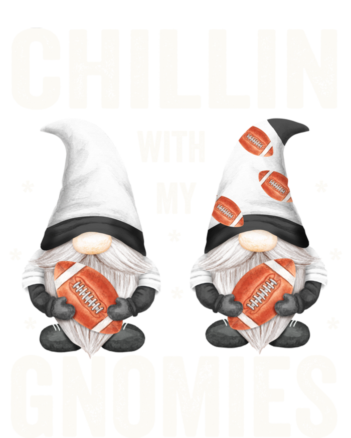 Chillin With My Gnomies With Funny Football Gnomes Gift V-Neck T-Shirt