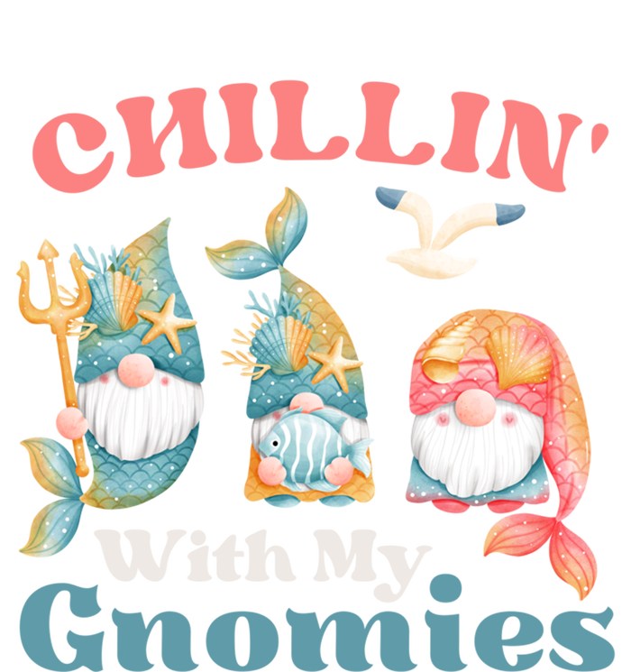 Chillin With My Gnomies Ocean Mermaid Gnomes Gift Poster