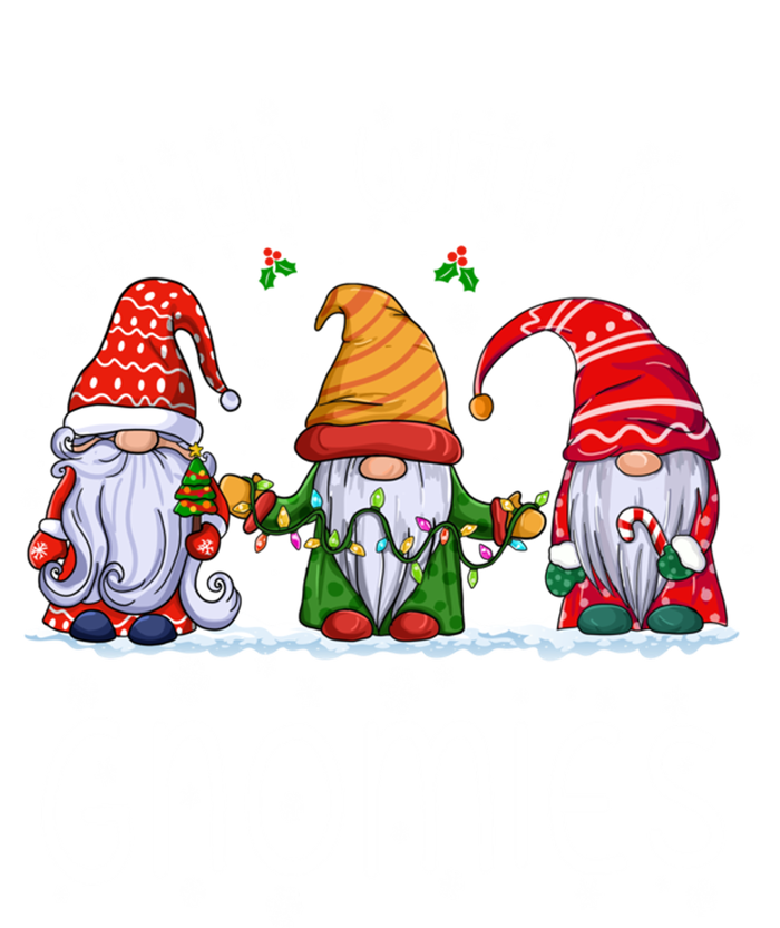 Chillin With My Gnomies Buffalo Red Plaid Christmas Gnome Great Gift T-Shirt