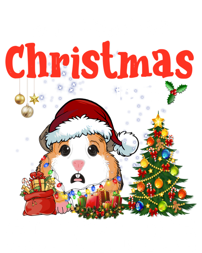 Cute Guinea Pig Christmas All I Want For Xmas Guinea Gift Women's T-Shirt